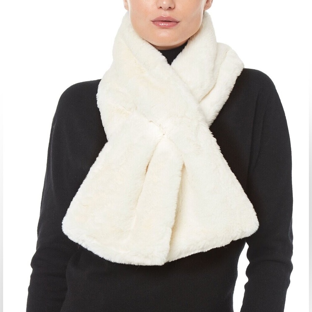 Apparis Women’s Bambi Faux Fur Wrap/Stole/Rectangle Scarf
